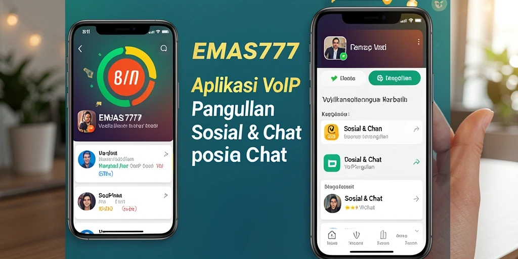 Antarmuka EMAS777 yang intuitif untuk VoIP Panggilan.